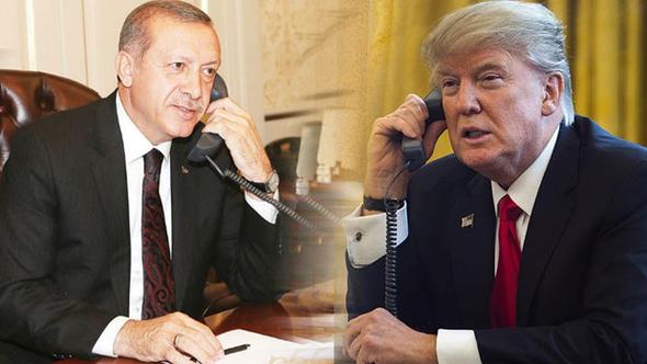 ABD Başkanı Trump’tan Cumhurbaşkanı Erdoğan’a Telefon! Suriye Krizini Konuştular