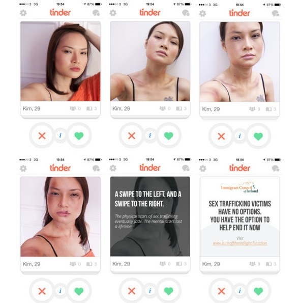 Seks Köleliği için Tinder Kampanya