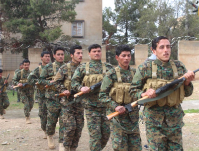 ABD’nin Bir Skandalı Daha Ortaya Çıktı! İşte YPG’li Teröristlerin Askeri Eğitim Gördüğü Kareler