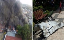 Bolivya'da pazar yerine uçak çakıldı: 7 ölü, 15 yaralı