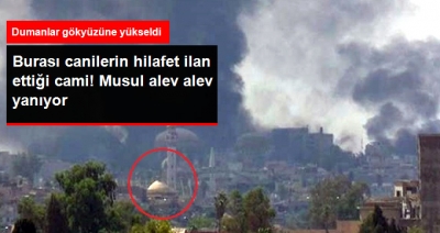 Musul Alev Alev Yanıyor! Cani Bağdadi Camide Hilafet İlan Etti!