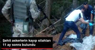 Ordu'da PKK'lı Teröristler Tarafından Şehit Edilen Askerlerin Kayıp Silahları 11 Ay Sonra Bulundu!