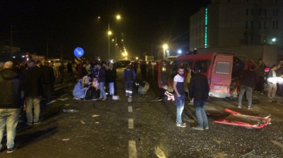Samsun’da İşçileri Taşıyan Minibüs Kaza Yaptı! 1 Kişi Öldü, 14 Kişi Yaralandı