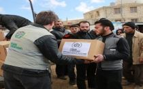 Suriyelilere gidecek yardım kolileri çalındı