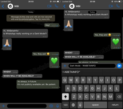 WhatsApp İOS Kullanıcılarına Karanlık Mod Müjdesi