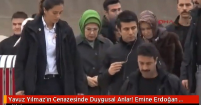 Yavuz Yılmaz'ın Cenazesinde Acılı Anne Emine Erdoğan'a Sarılıp Ağladı