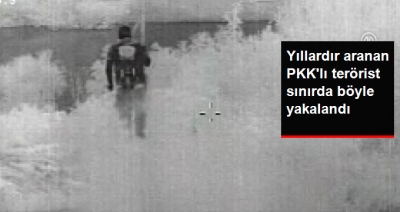 Yıllardır Aranan PKK'lı Terörist Edirne'de Sınırda Yakalandı! Yakalanma Anları Saniye Saniye Görüntülendi!